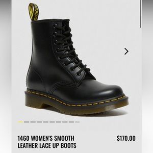 Dr. Martens - 1460 WOMEN'S SMOOTH LEATHER LACE UP BOOTS